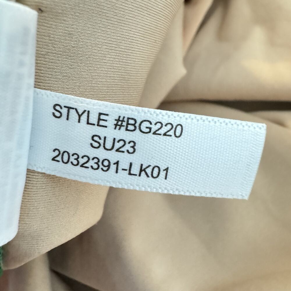 J. Crew Cutout One-Piece Swimsuit with Bow Size 3X Green Blue Colorblock New - Picture 8 of 12